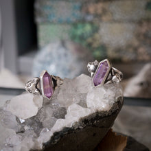 Double pointed amethyst silver - Dionysus's Guardians