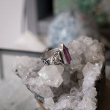 Double pointed amethyst silver - Dionysus's Guardians
