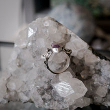 Double pointed amethyst silver - Dionysus's Guardians