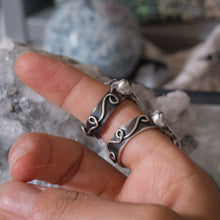 Double pointed amethyst silver - Dionysus's Guardians