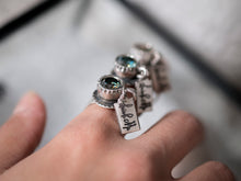 SIZE 6 - Teacup ring - You've been teawitched - Ft Moissanite Diamond