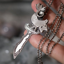 Mermaid Dagger with curled kitty