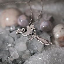 Mermaid Dagger with curled kitty