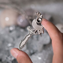 Mermaid Dagger with curled kitty