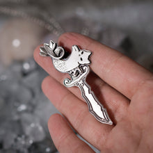 Mermaid Dagger with curled kitty