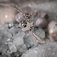 Mermaid Dagger with curled kitty