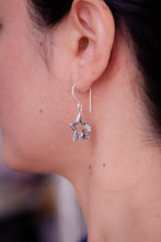 Midnight blossom earrings