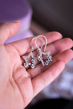 Midnight blossom earrings