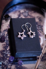 Midnight blossom earrings