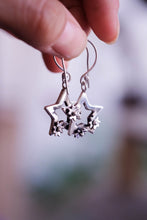 Midnight blossom earrings