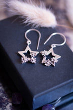 Midnight blossom earrings
