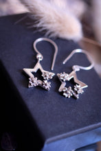 Midnight blossom earrings
