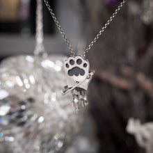 Pawniverse - Silver paw with cubic asteroids