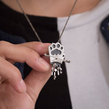 Pawniverse - Silver paw with cubic asteroids