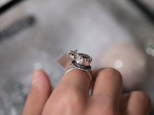 SIZE 6 - Teacup ring - You've been teawitched - Ft Moissanite Diamond
