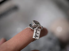 SIZE 6 - Teacup ring - You've been teawitched - Ft Moissanite Diamond