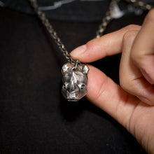 Heavy Solid Silver Rhino