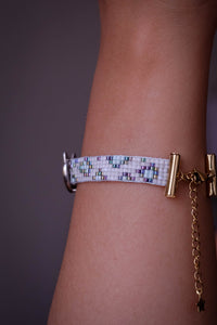 Galactic in the Wild - Loom Woven bracelet