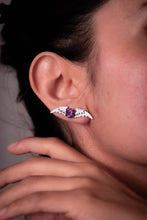 Custom Climber Earring - Feathered Blossoms