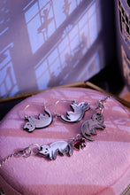 MADE TO ORDER - Heartbound Twins - Gatitos Necklace