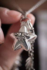 The Silver Wings: Icarus' Pocket - Ft a gorgeous moissanite diamond.