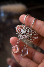 Kitty Spider Web Earrings