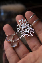 Kitty Spider Web Earrings