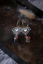 Kitty Spider Web Earrings