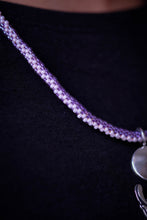 Towards the Moon -  Beaded pendant